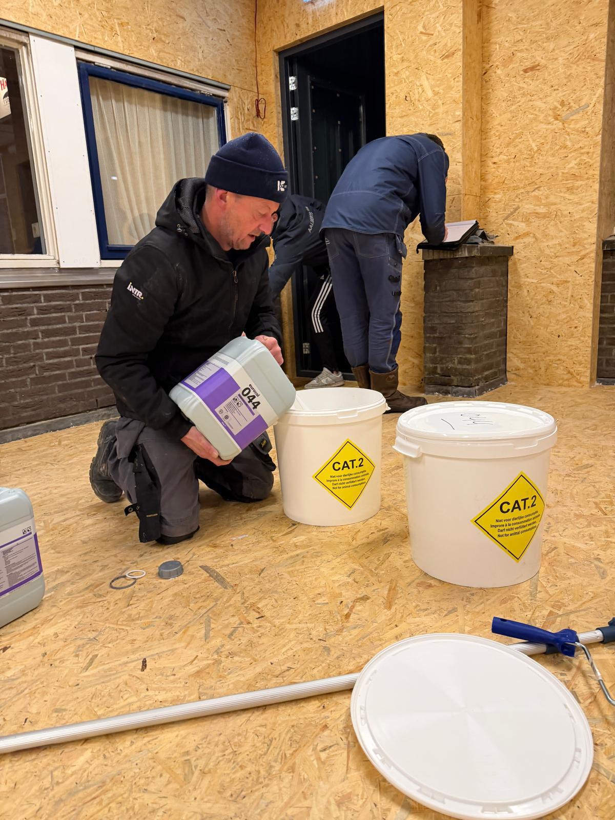 Tijdelijke kantine SV Spakenburg