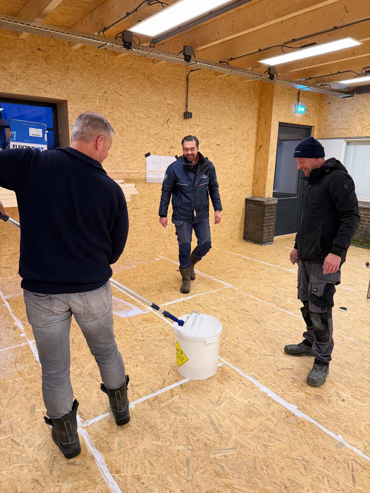 Tijdelijke kantine SV Spakenburg